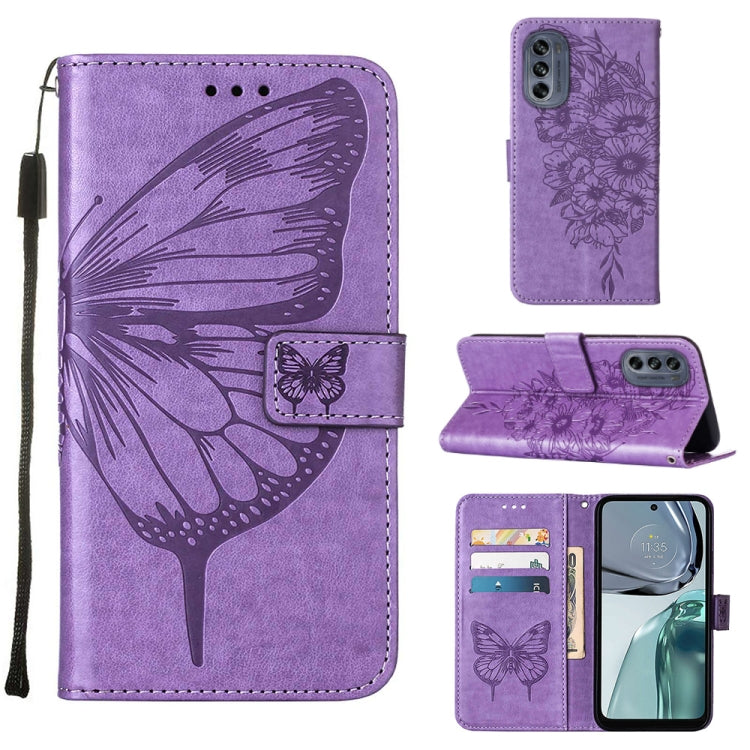 Embossed Butterfly Flip Leather Phone Case, For Motorola Moto G62 5G, For Motorola Moto S30 Pro 5G, For Motorola Moto X30 Pro 5G