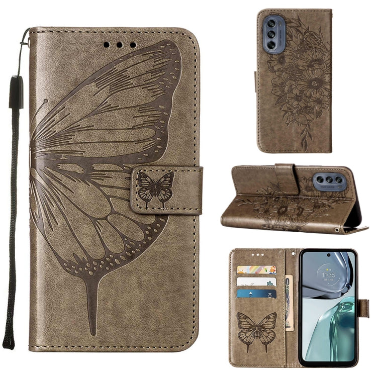 Embossed Butterfly Flip Leather Phone Case, For Motorola Moto G62 5G, For Motorola Moto S30 Pro 5G, For Motorola Moto X30 Pro 5G