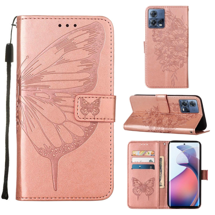 Embossed Butterfly Flip Leather Phone Case, For Motorola Moto G62 5G, For Motorola Moto S30 Pro 5G, For Motorola Moto X30 Pro 5G