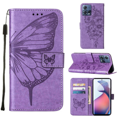 Embossed Butterfly Flip Leather Phone Case, For Motorola Moto G62 5G, For Motorola Moto S30 Pro 5G, For Motorola Moto X30 Pro 5G