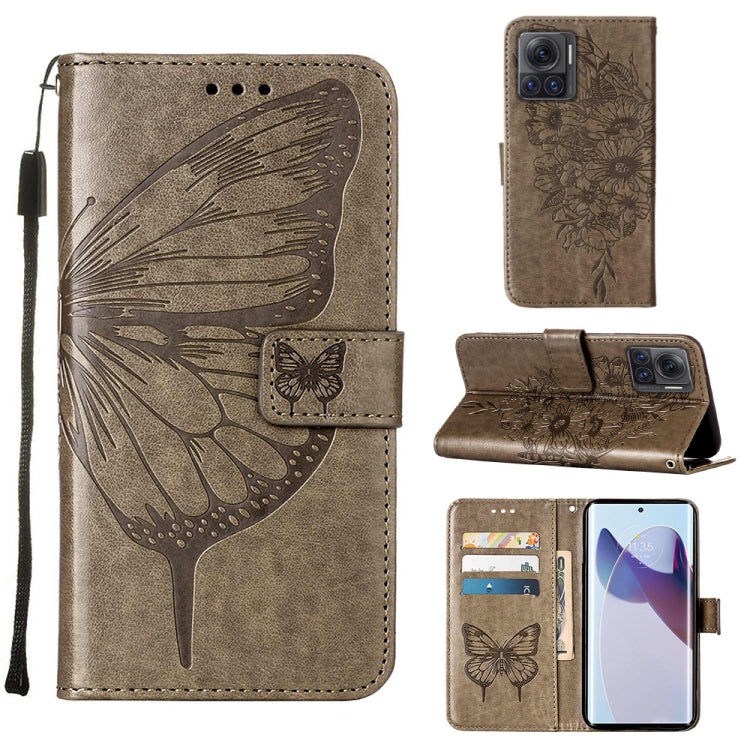 Embossed Butterfly Flip Leather Phone Case, For Motorola Moto G62 5G, For Motorola Moto S30 Pro 5G, For Motorola Moto X30 Pro 5G