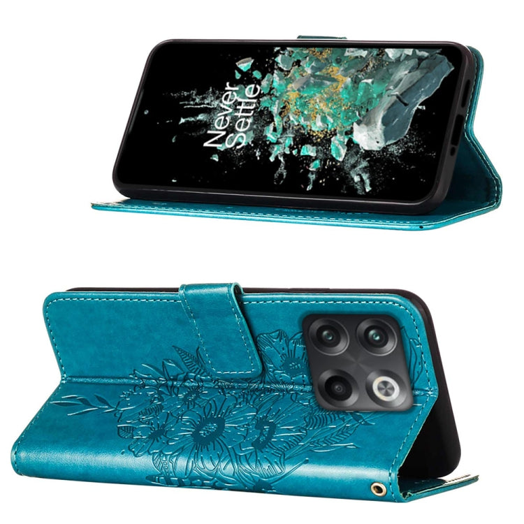 Embossed Butterfly Flip Leather Phone Case, For OnePlus 10T 5G Global, For Tecno Camon 19, For Tecno Camon 19 NEO