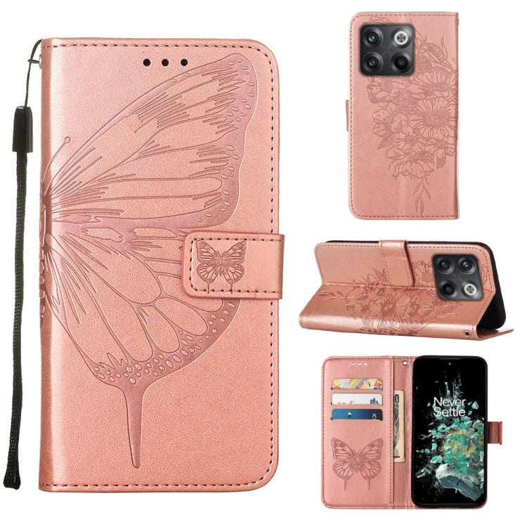 Embossed Butterfly Flip Leather Phone Case, For OnePlus 10T 5G Global, For Tecno Camon 19, For Tecno Camon 19 NEO