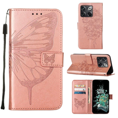Embossed Butterfly Flip Leather Phone Case, For OnePlus 10T 5G Global, For Tecno Camon 19, For Tecno Camon 19 NEO