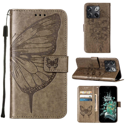 Embossed Butterfly Flip Leather Phone Case, For OnePlus 10T 5G Global, For Tecno Camon 19, For Tecno Camon 19 NEO