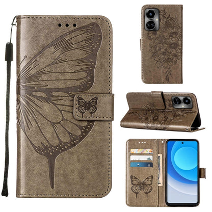 Embossed Butterfly Flip Leather Phone Case, For OnePlus 10T 5G Global, For Tecno Camon 19, For Tecno Camon 19 NEO