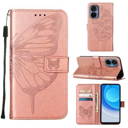 Embossed Butterfly Flip Leather Phone Case, For OnePlus 10T 5G Global, For Tecno Camon 19, For Tecno Camon 19 NEO