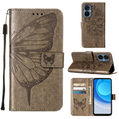 Embossed Butterfly Flip Leather Phone Case, For OnePlus 10T 5G Global, For Tecno Camon 19, For Tecno Camon 19 NEO