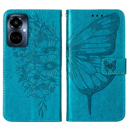 Embossed Butterfly Flip Leather Phone Case, For Tecno Camon 19 Pro 5G, For Tecno POP 6, For Tecno Pova 3/LE7
