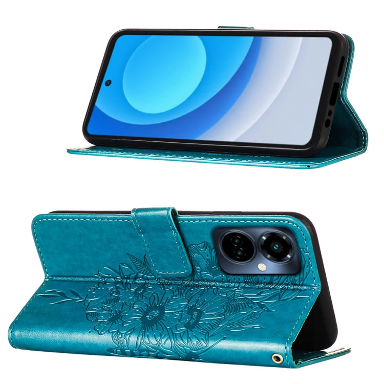 Embossed Butterfly Flip Leather Phone Case, For Tecno Camon 19 Pro 5G, For Tecno POP 6, For Tecno Pova 3/LE7