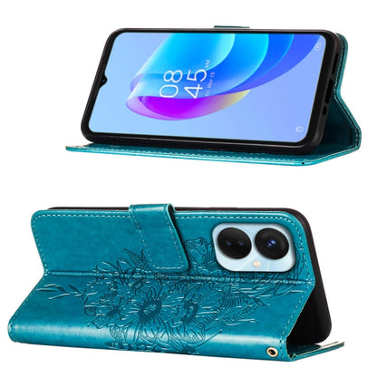 Embossed Butterfly Flip Leather Phone Case, For Tecno Spark 9 Pro/Spark 9T, For vivo S10e 5G/V23e 4G/V23E 5G/Y75 4G, For vivo Y02S