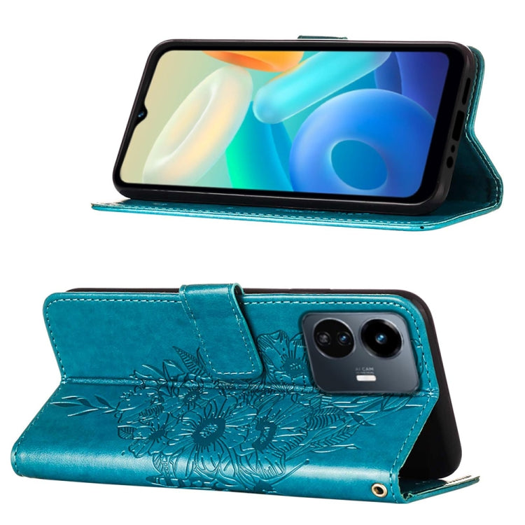 Embossed Butterfly Flip Leather Phone Case, For vivo Y77 5G Global, For ZTE Blade A52, For ZTE Blade A72 5G