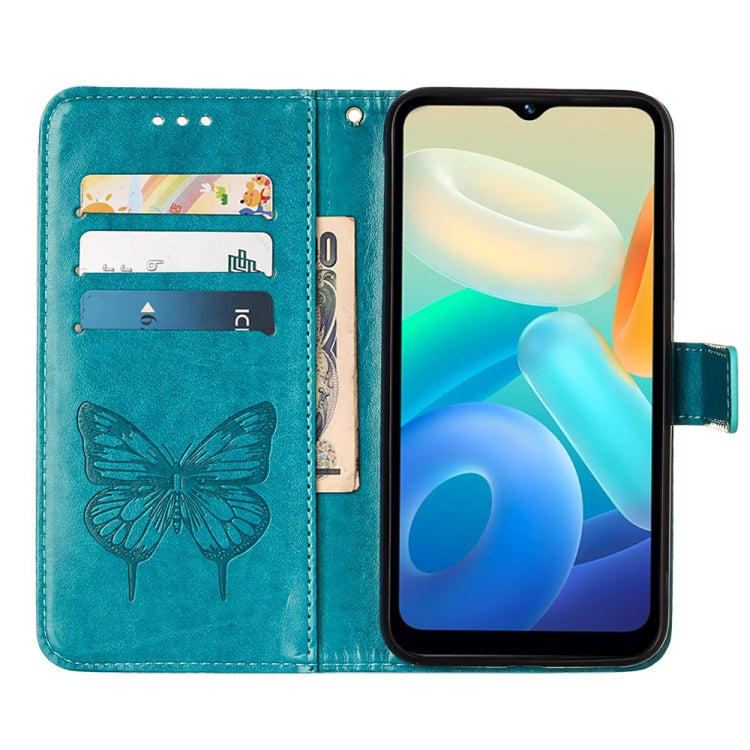 Embossed Butterfly Flip Leather Phone Case, For vivo Y77 5G Global, For ZTE Blade A52, For ZTE Blade A72 5G