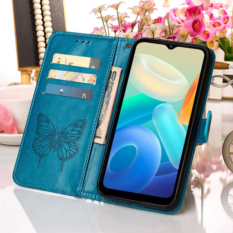Embossed Butterfly Flip Leather Phone Case, For vivo Y77 5G Global, For ZTE Blade A52, For ZTE Blade A72 5G
