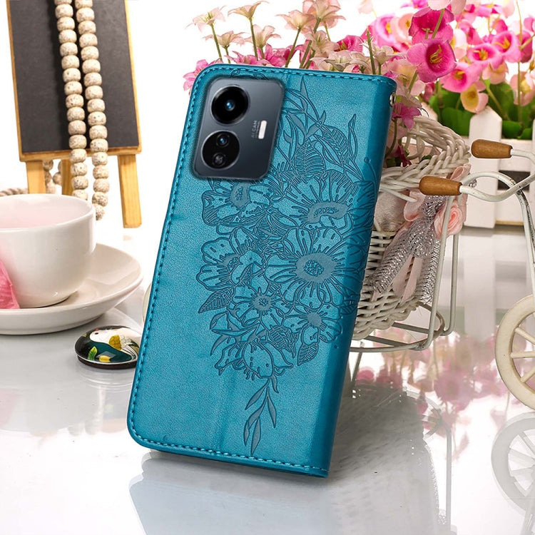 Embossed Butterfly Flip Leather Phone Case, For vivo Y77 5G Global, For ZTE Blade A52, For ZTE Blade A72 5G