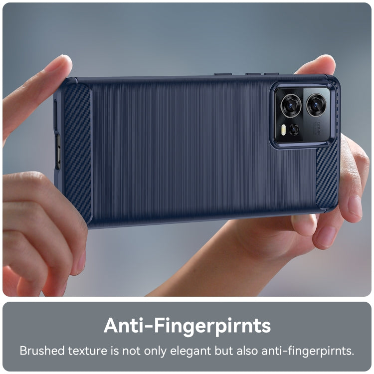 Brushed Texture Carbon Fiber TPU Phone Case, For Motorola Edge 30 Fusion/Moto S30 Pro, For Xiaomi Redmi A1