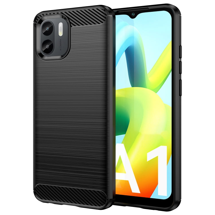 Brushed Texture Carbon Fiber TPU Phone Case, For Motorola Edge 30 Fusion/Moto S30 Pro, For Xiaomi Redmi A1