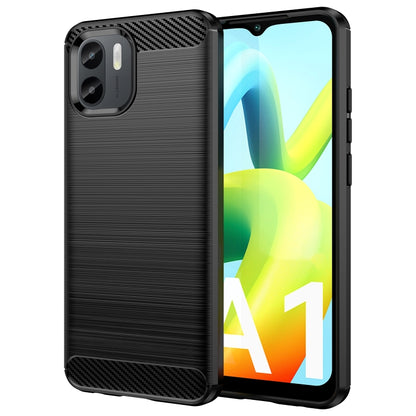 Brushed Texture Carbon Fiber TPU Phone Case, For Motorola Edge 30 Fusion/Moto S30 Pro, For Xiaomi Redmi A1