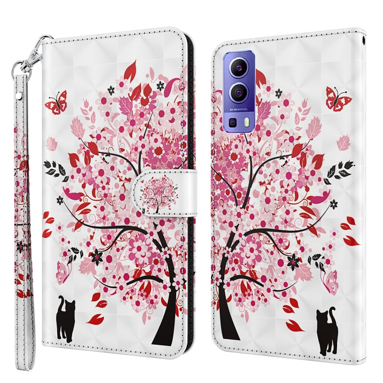 3D Painting Pattern TPU + PU Leather Phone Case, For OPPO Reno7 5G/Find X5 Lite, For vivo Y72 5G