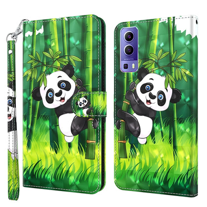 3D Painting Pattern TPU + PU Leather Phone Case, For OPPO Reno7 5G/Find X5 Lite, For vivo Y72 5G