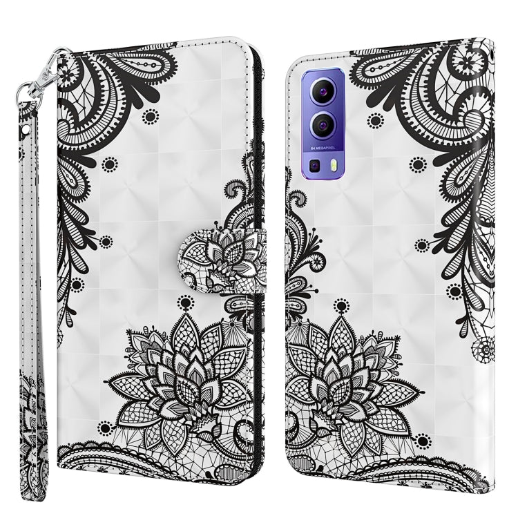 3D Painting Pattern TPU + PU Leather Phone Case, For OPPO Reno7 5G/Find X5 Lite, For vivo Y72 5G