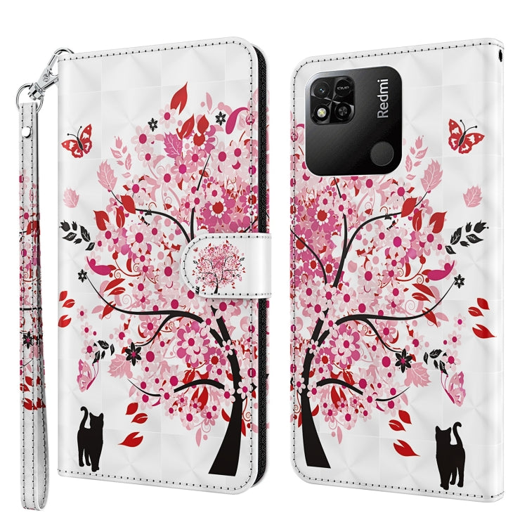 3D Painting Pattern TPU + PU Leather Phone Case, For Xiaomi Redmi 10A, For Xiaomi Poco M4 5G/Redmi 10 5G