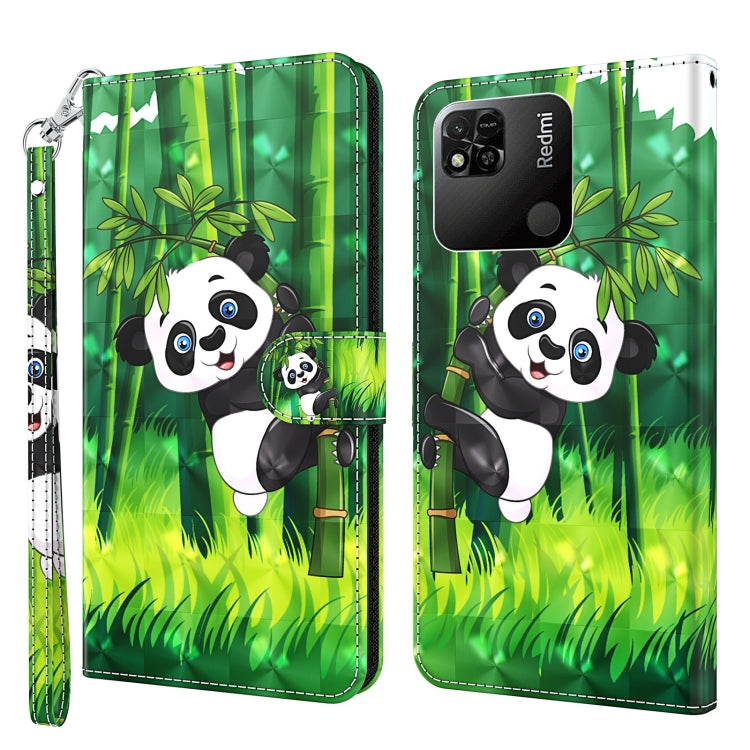 3D Painting Pattern TPU + PU Leather Phone Case, For Xiaomi Redmi 10A, For Xiaomi Poco M4 5G/Redmi 10 5G