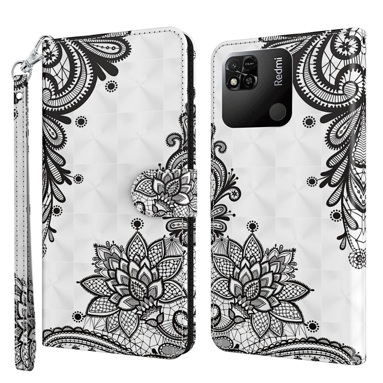 3D Painting Pattern TPU + PU Leather Phone Case, For Xiaomi Redmi 10A, For Xiaomi Poco M4 5G/Redmi 10 5G