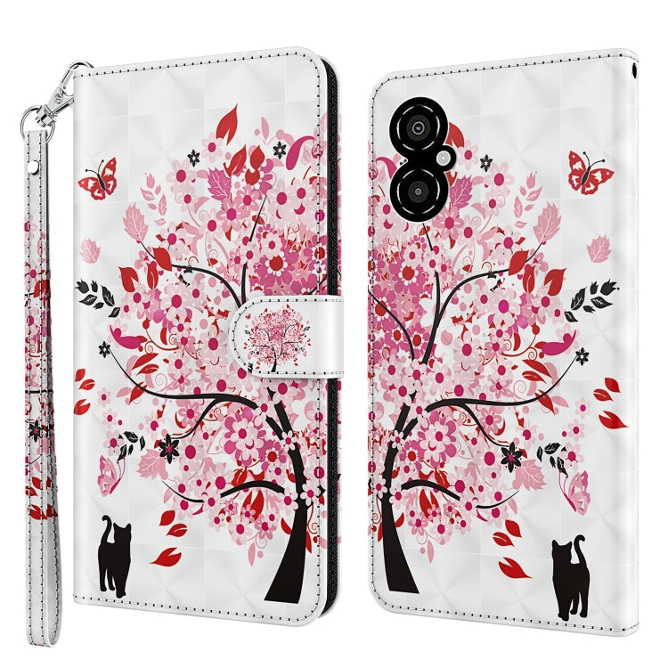 3D Painting Pattern TPU + PU Leather Phone Case, For Xiaomi Redmi 10A, For Xiaomi Poco M4 5G/Redmi 10 5G