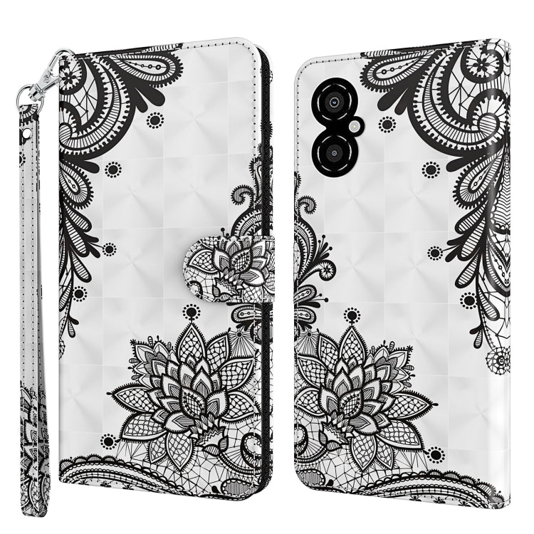 3D Painting Pattern TPU + PU Leather Phone Case, For Xiaomi Redmi 10A, For Xiaomi Poco M4 5G/Redmi 10 5G