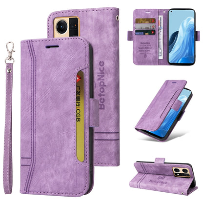 BETOPNICE Dual-side Buckle Leather Phone Case, For Realme 9i / A96 4G / A76 4G / A36 4G, For vivo S12, For OPPO Reno7 / F21 Pro, For vivo S12 Pro / V23 Pro 5G