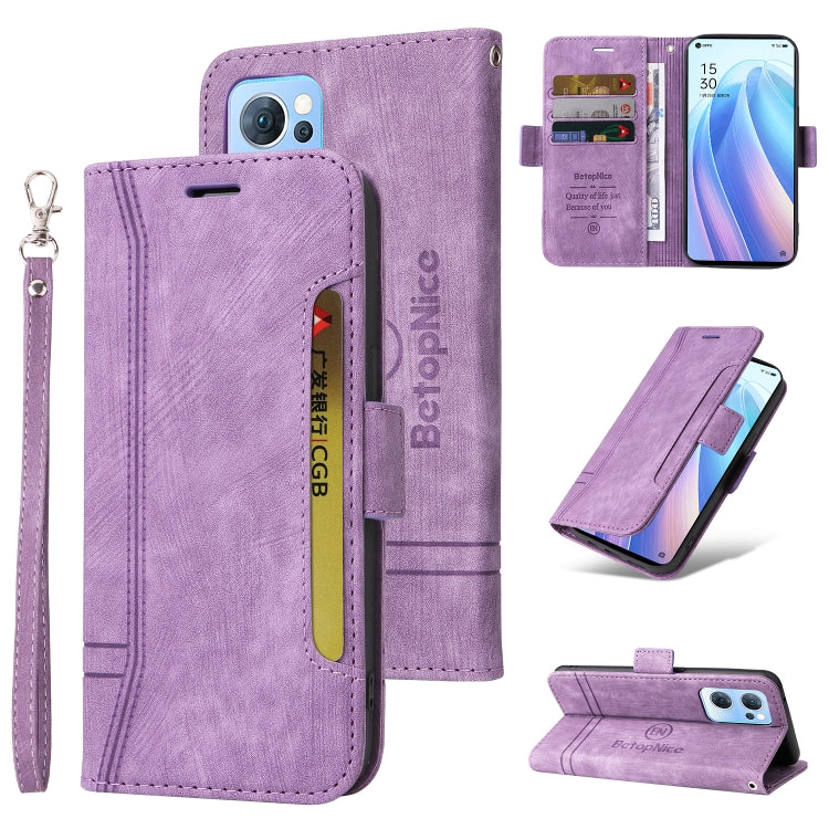 BETOPNICE Dual-side Buckle Leather Phone Case, For Realme GT Neo2 5G CN Version, For OPPO Reno 7 5G Global / Find X5 Lite, For Realme C21, For vivo Y76 5G