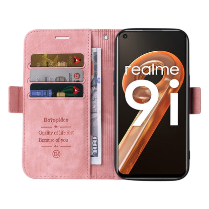 BETOPNICE Dual-side Buckle Leather Phone Case, For Realme 9i / A96 4G / A76 4G / A36 4G, For vivo S12, For OPPO Reno7 / F21 Pro, For vivo S12 Pro / V23 Pro 5G
