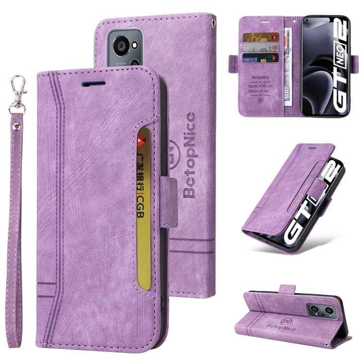 BETOPNICE Dual-side Buckle Leather Phone Case, For Realme GT Neo2 5G CN Version, For OPPO Reno 7 5G Global / Find X5 Lite, For Realme C21, For vivo Y76 5G