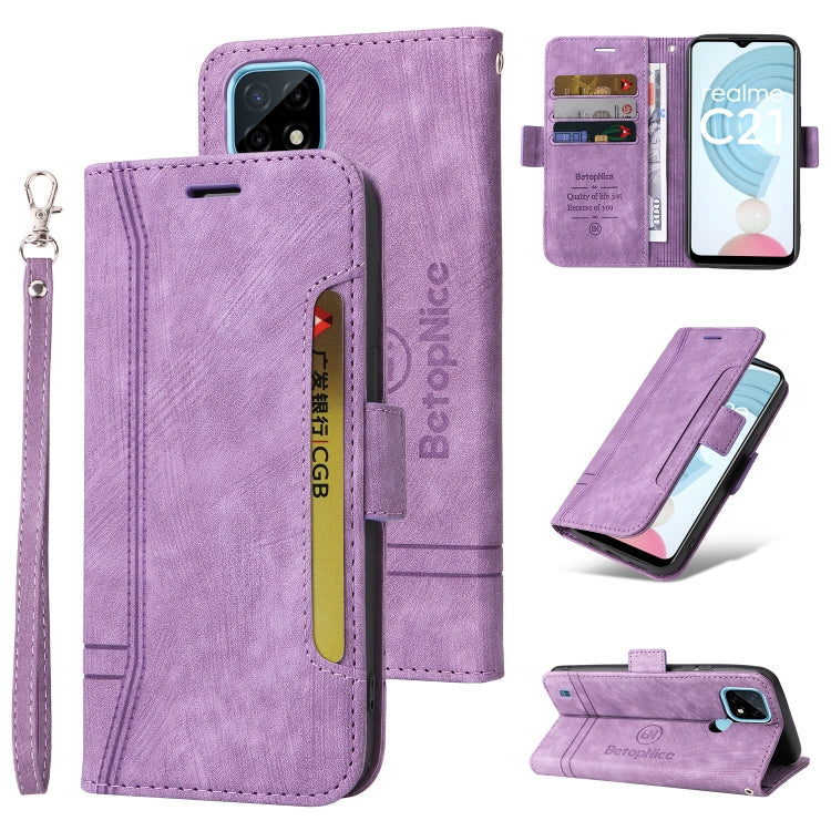 BETOPNICE Dual-side Buckle Leather Phone Case, For Realme GT Neo2 5G CN Version, For OPPO Reno 7 5G Global / Find X5 Lite, For Realme C21, For vivo Y76 5G