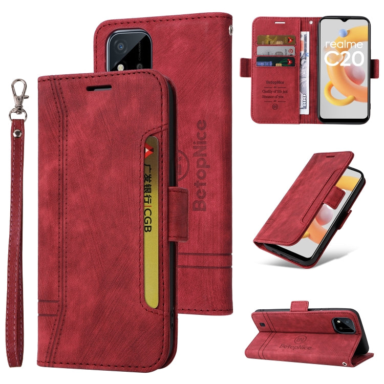 BETOPNICE Dual-side Buckle Leather Phone Case, For OPPO Reno 7 Pro 5G, For Realme C20 / C11 2021, For vivo Y55 5G Global / Y75 5G Global, For OPPO Reno 7Z 5G