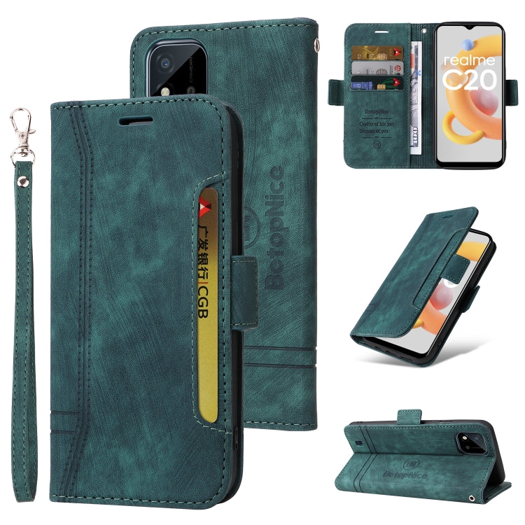 BETOPNICE Dual-side Buckle Leather Phone Case, For OPPO Reno 7 Pro 5G, For Realme C20 / C11 2021, For vivo Y55 5G Global / Y75 5G Global, For OPPO Reno 7Z 5G