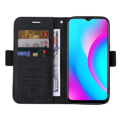 BETOPNICE Dual-side Buckle Leather Phone Case, For Realme C15, For vivo Y21 2021, For Realme 9 Pro, For vivo Y20