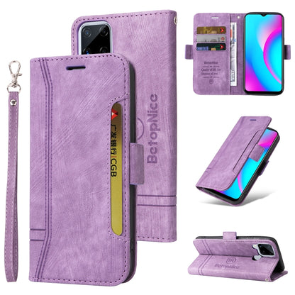 BETOPNICE Dual-side Buckle Leather Phone Case, For Realme C15, For vivo Y21 2021, For Realme 9 Pro, For vivo Y20