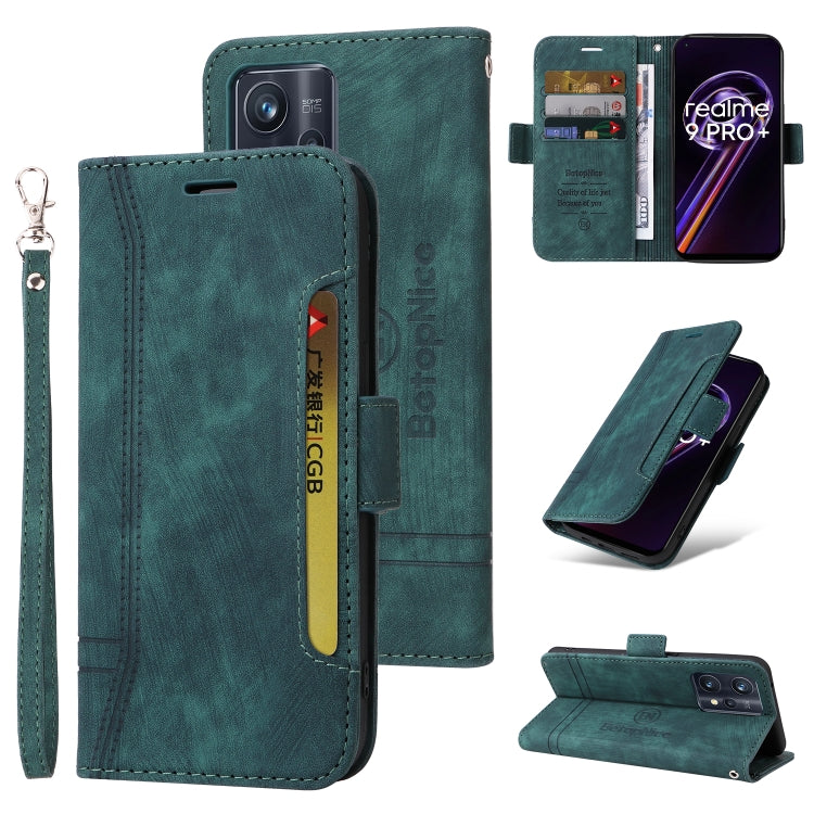 BETOPNICE Dual-side Buckle Leather Phone Case, For vivo Y15a Global, For Realme 9 Pro+, For OPPO Realme 9 Pro+, For OPPO A94 4G, For OPPO A94 5G
