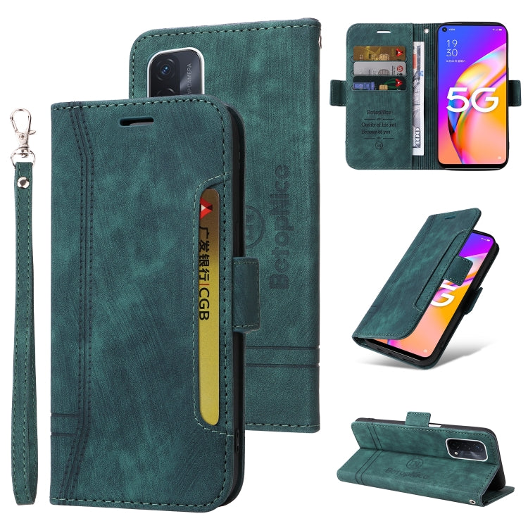 BETOPNICE Dual-side Buckle Leather Phone Case, For OPPO A93 5G CN Version, For OPPO A74 4G, For OPPO A57 5G, For OPPO A54 4G / A16 / A16s