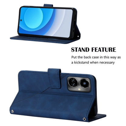 Crossbody 3D Embossed Flip Leather Phone Case, For Tecno Camon 19, For Tecno Camon 19 Neo, For Tecno Camon 19 Pro 5G, For Tecno Pop 6