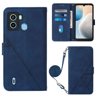 Crossbody 3D Embossed Flip Leather Phone Case, For Tecno Camon 19, For Tecno Camon 19 Neo, For Tecno Camon 19 Pro 5G, For Tecno Pop 6