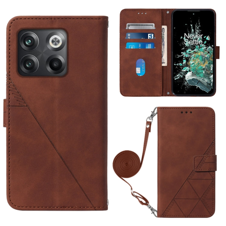 Crossbody 3D Embossed Flip Leather Phone Case, For OnePlus 10T 5G Global, For Tecno Pova 3 LE7, For Tecno Spark 9 Pro / Spark 9T, For ZTE Blade A52