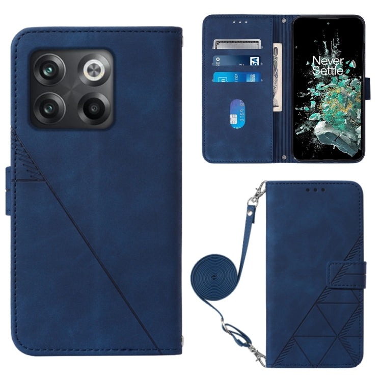 Crossbody 3D Embossed Flip Leather Phone Case, For OnePlus 10T 5G Global, For Tecno Pova 3 LE7, For Tecno Spark 9 Pro / Spark 9T, For ZTE Blade A52