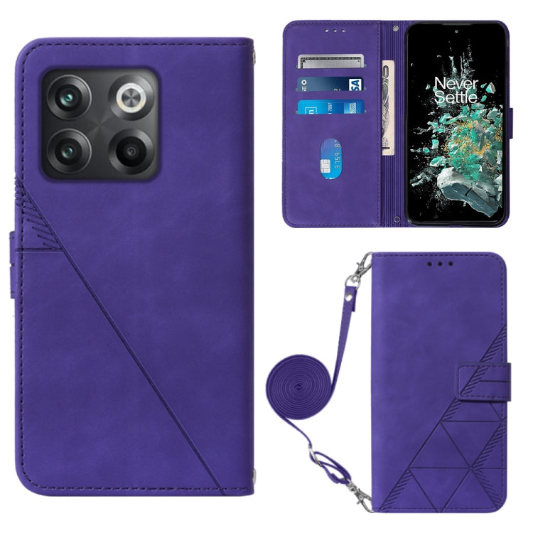 Crossbody 3D Embossed Flip Leather Phone Case, For OnePlus 10T 5G Global, For Tecno Pova 3 LE7, For Tecno Spark 9 Pro / Spark 9T, For ZTE Blade A52