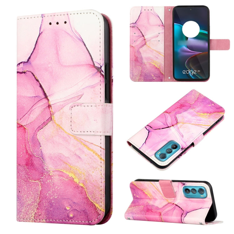 PT003 Marble Pattern Flip Leather Phone Case, For Motorola Edge 30, For Motorola Moto G32, For Motorola Moto G62 5G, For Motorola Moto S30 Pro 5G