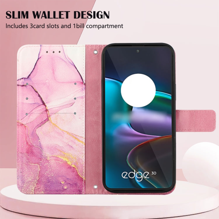 PT003 Marble Pattern Flip Leather Phone Case, For Motorola Edge 30, For Motorola Moto G32, For Motorola Moto G62 5G, For Motorola Moto S30 Pro 5G
