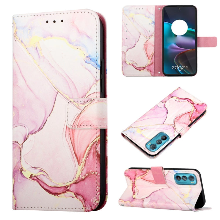 PT003 Marble Pattern Flip Leather Phone Case, For Motorola Edge 30, For Motorola Moto G32, For Motorola Moto G62 5G, For Motorola Moto S30 Pro 5G