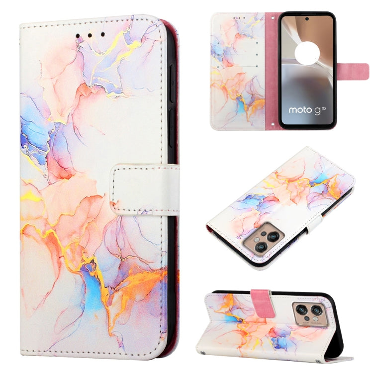PT003 Marble Pattern Flip Leather Phone Case, For Motorola Edge 30, For Motorola Moto G32, For Motorola Moto G62 5G, For Motorola Moto S30 Pro 5G